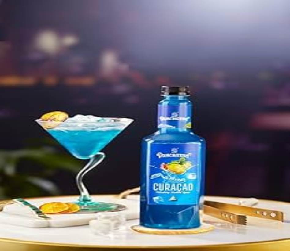 Block curacao mocktail